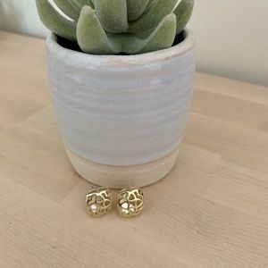 Gold Kendra Scott earrings